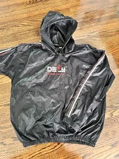 DEFY Sports Challenge Your Fear Track Men Pullover Hoodie Black Size XL