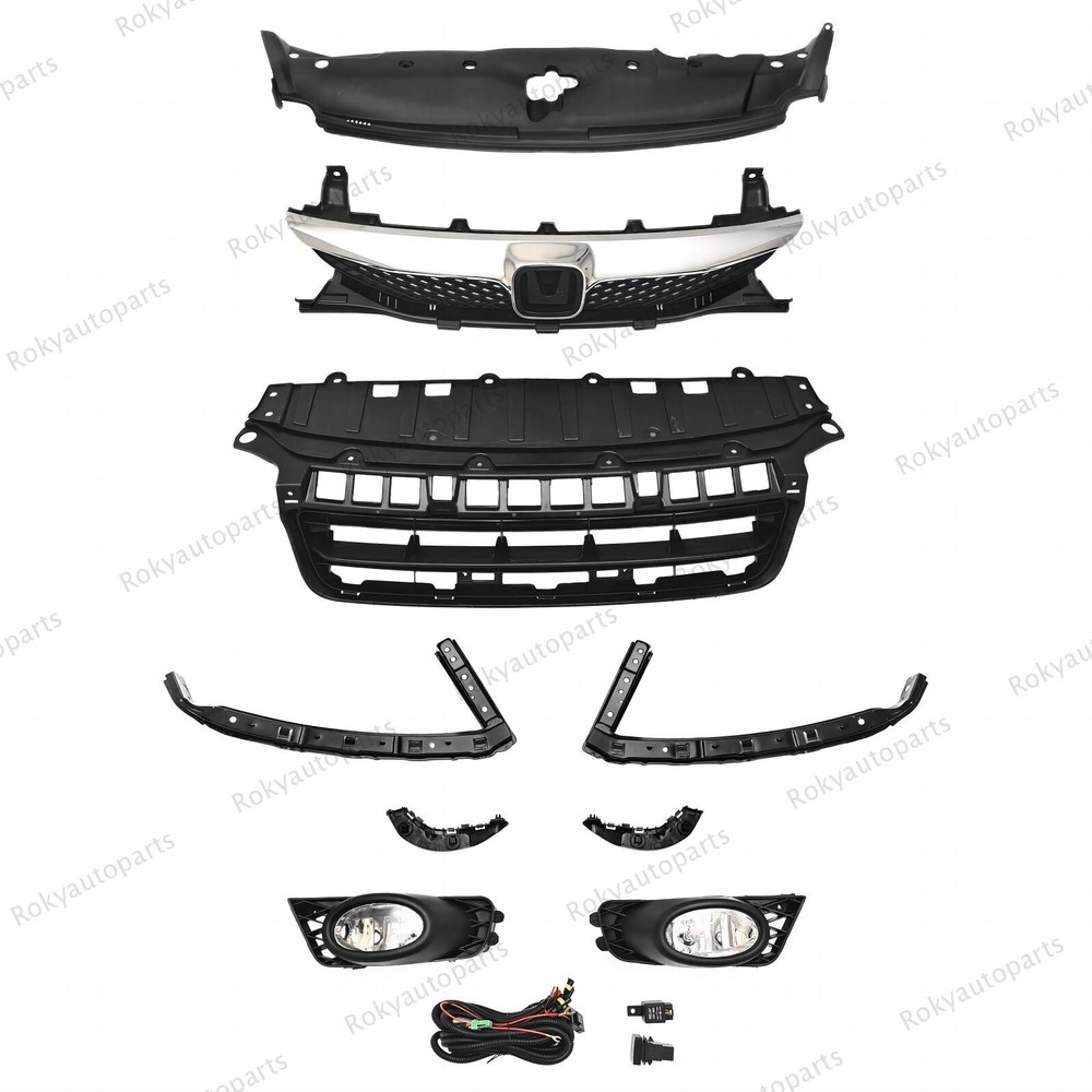 For CIVIC 2009-11 Grilles/Fog lights /Bumper & Headlight Brackets/Radiator Cover