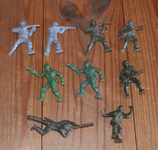Vintage Army Men Lido Toy Soldiers Lot In Various Colors