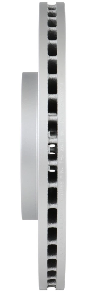 Rotor de freno de disco delantero QuietCast Bosch 2006-2014 Honda Ridgeline 2007 2008 Foto 4 de 4