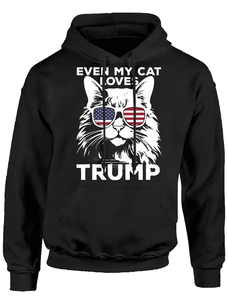 Sudaderas de Negro Gato de Poliéster para Mujer