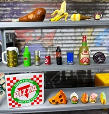 1:12 Super Action Stuff Foodie Recooked! 6 in scale Food accessories figures