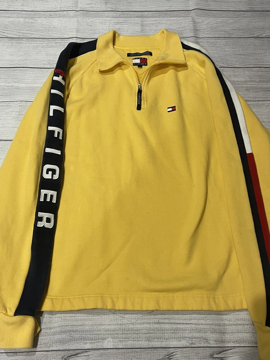 1 4 zip sweatshirt mens tommy hilfiger