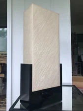 MCM CLASSIC LOOK  24” BLACK BASE LAMP-SHADE-WORKS-EXCELLENT