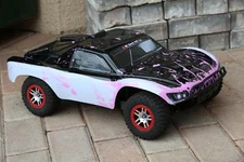 Custom Body WB Muddy Pink for Traxxas Slash 1/10 4x4 VXL Shell Cover