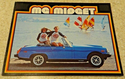 BOGO 2X MG MIDGET USA MKT. Roadster Original Sales Brochure BRITISH LEYLAND OEM - Picture 2 of 9
