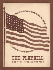 Dorothy Sarnoff "ROSALINDA" Gene Barry / War Bonds Cover 1943 Broadway Playbill