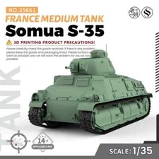 SSMODEL SS35661 1/35 Military Model Kit Soviet T-26 1939 Light Tank 3D PRINTING