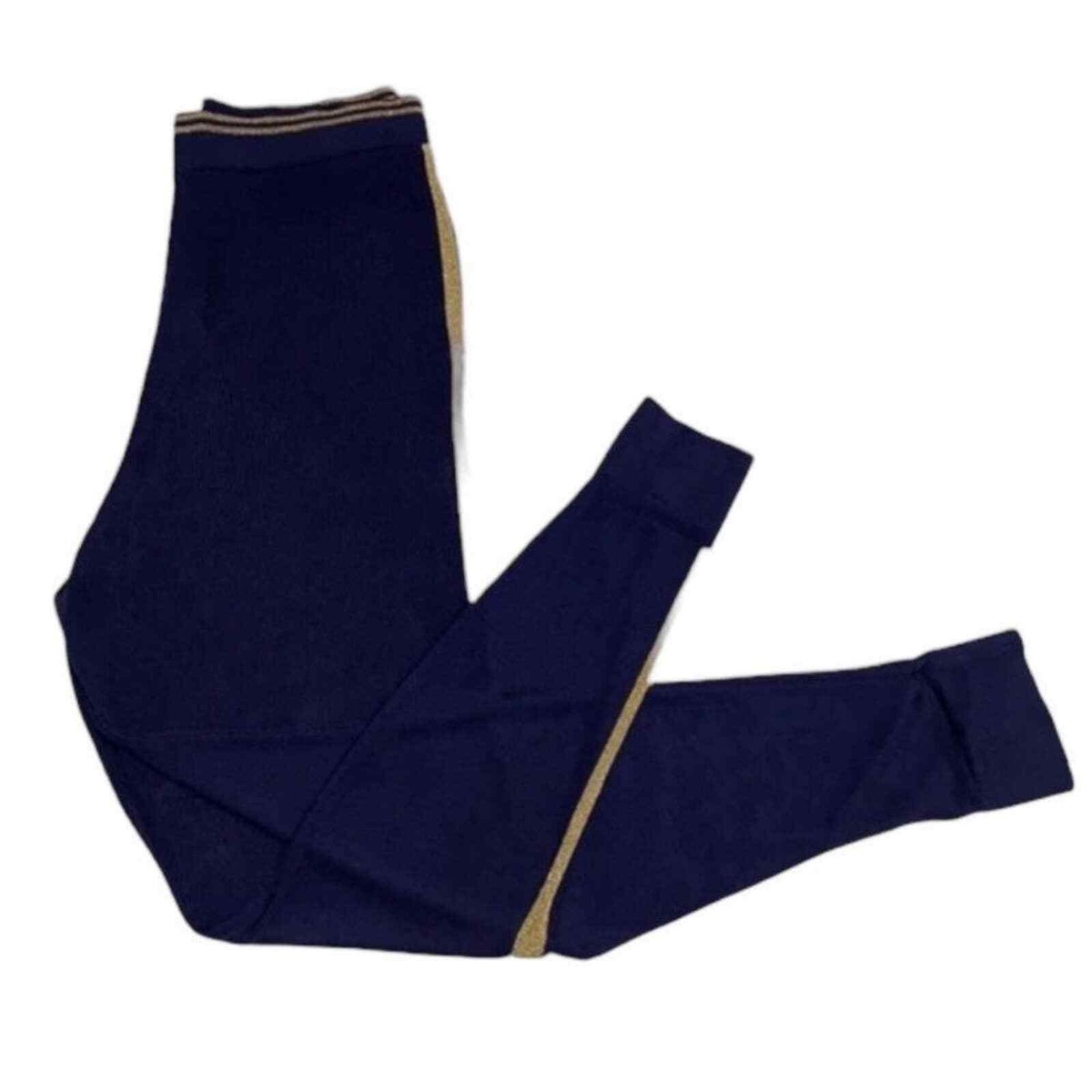 Zara Knit Highwaisted Navy Blue SkinnyPants Size Medium) | eBay display picture 1