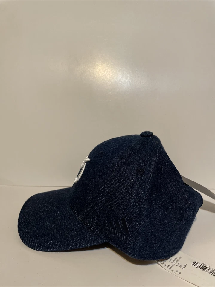 Nuevo con etiquetas Adidas Tampa Bay Lightning Azul Denim Estilo Sombrero Ajustable Foto 3 de 4