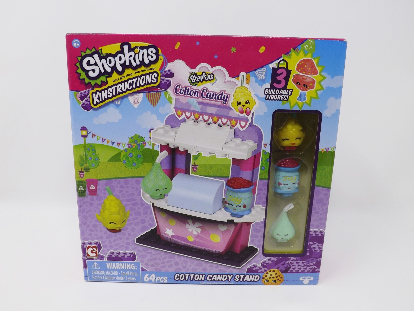 Moose Shopkins Cotton Candy Stand Buildable Figures