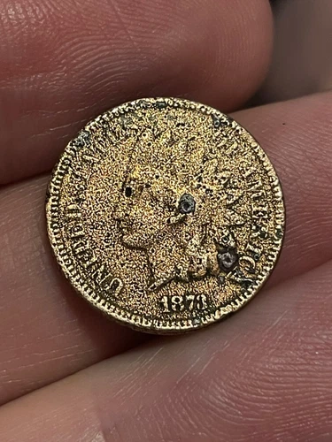 1873 Indian Head One Cent Penny- Good Details, Closed 3