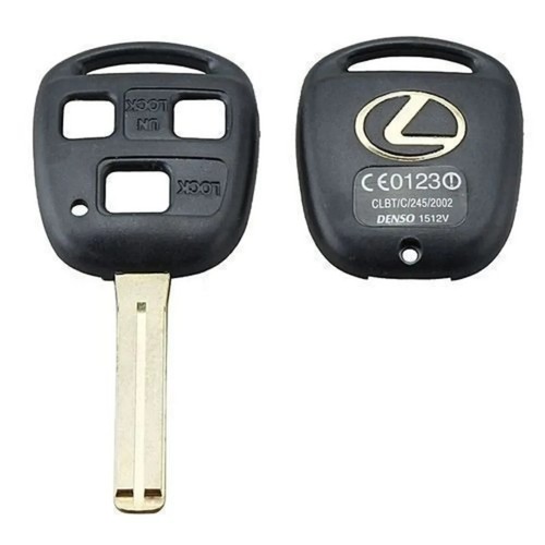 For Lexus Key shell 3 button IS200 IS300 RX330, RX350, RX400h 2003-2009 badged - Picture 2 of 5