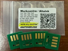 4 Toner Chip for Xerox WorkCentre 7525, 7530, 7535, 7545, 7556 Refill
