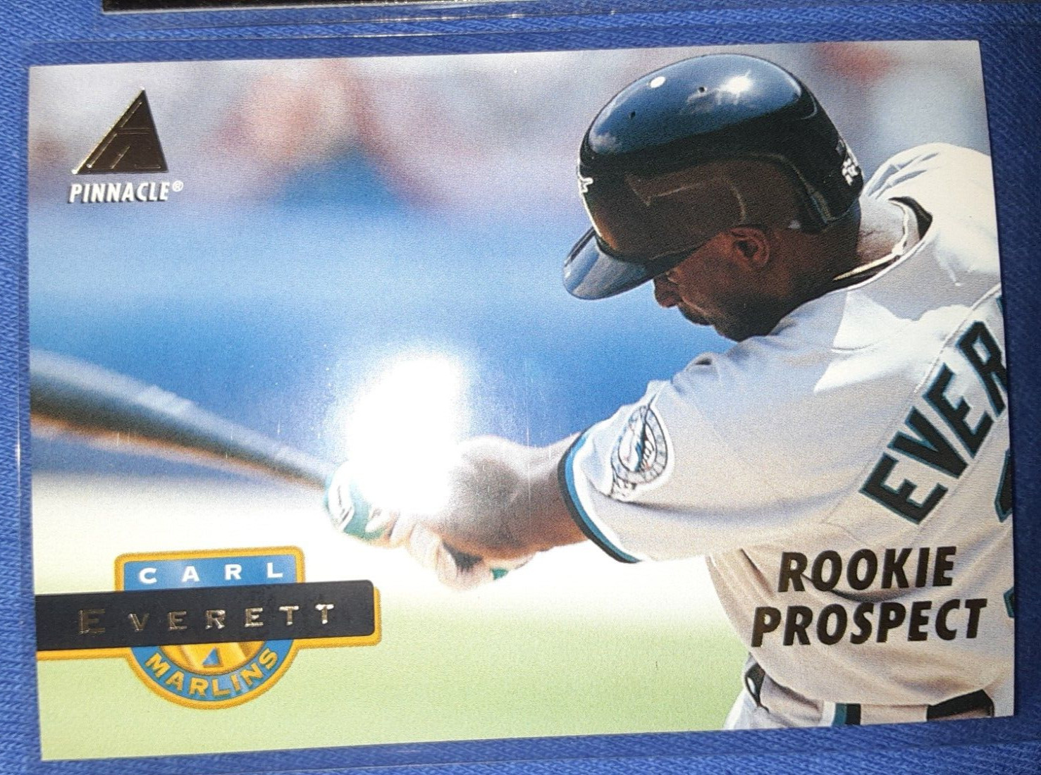 1994 Pinnacle #252 Carl Everett Florida Marlins Rookie Prospect  RC