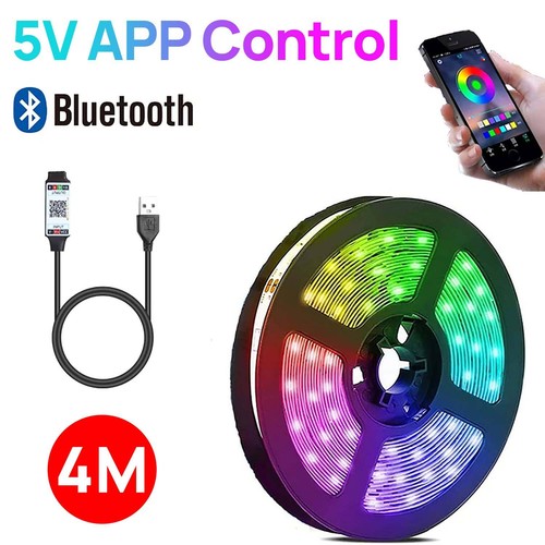 1M-5M Waterproof LED Strip Lights RGB USB IP65 60-300 5050 LED Bluetooth 5V AU - Picture 12 of 13