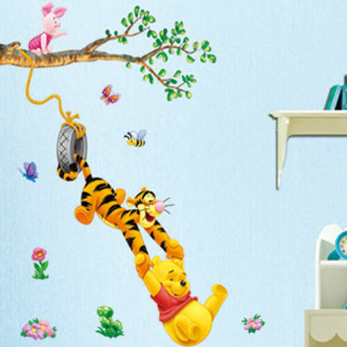 Winnie The Pooh Wall Sticker Vinyl Decal  Decor Removable Nursery Kids Art Baby - 第 1/4 張圖片