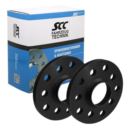 2x Passaruota 20mm LK 4x100 40mm Ges. Distanziale SSC D56,6mm Nero - Foto 2 di 3