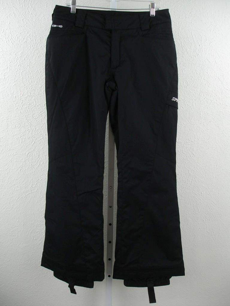 Women's 10 32 X 32 Spyder Amour XT 10,000 Ski Pants Black