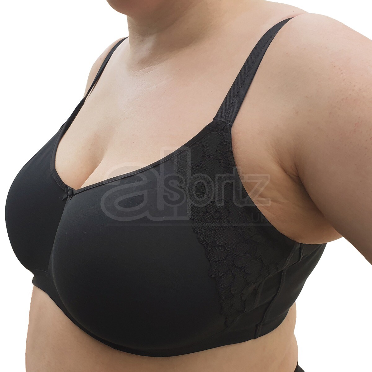 Ladies M S Cotton Rich Bra Smoothing Underwired Full Cup TShirt