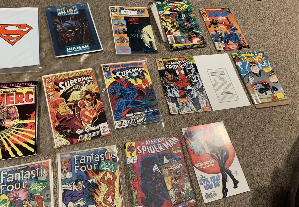 33 comic books lot 60s,70s,80s,90s 00s VINTAGE DC MARVEL Superman