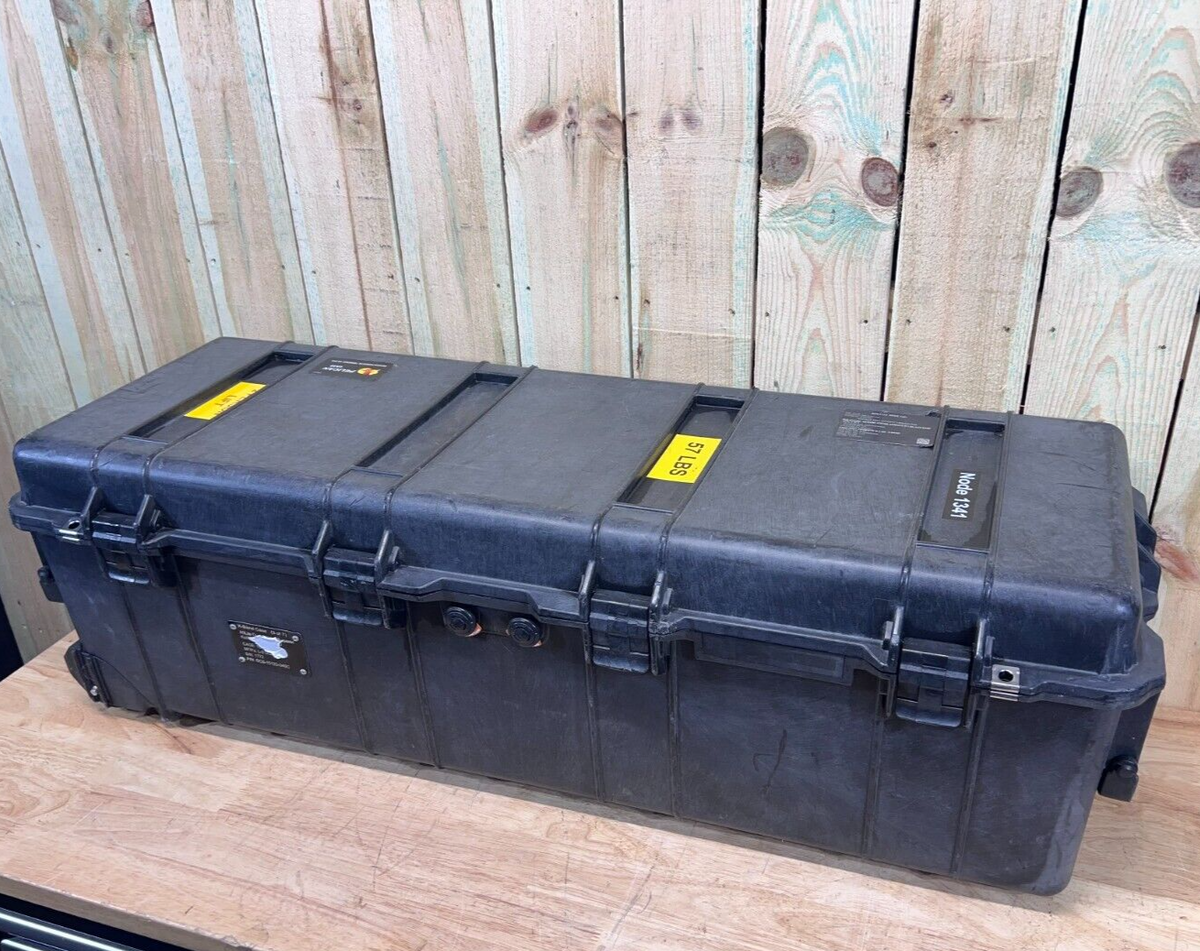 Pelican 1740 Protector Case Black Waterproof Good Condition AB