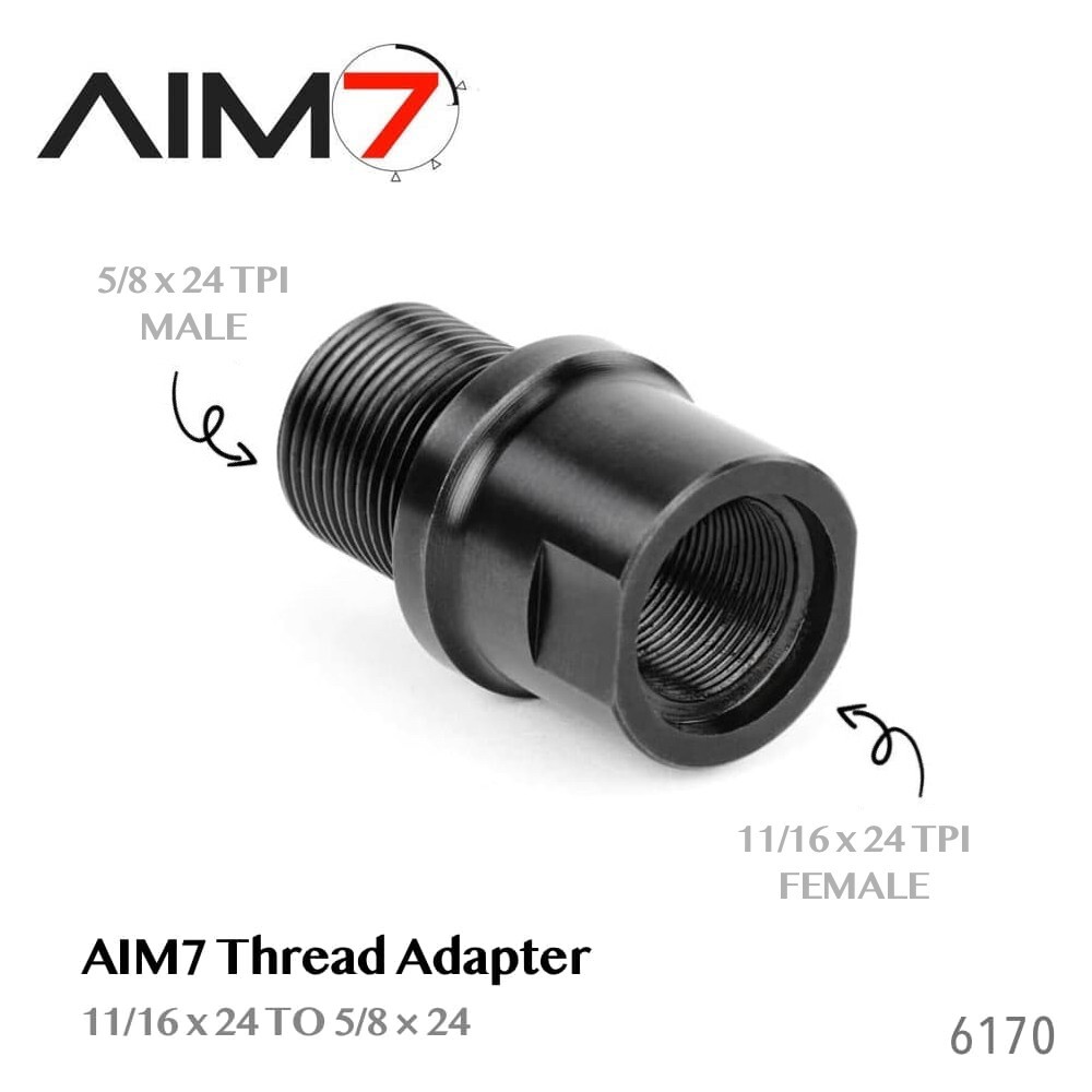 AIM7 Precision Thread Adapter - 11/16x24 to 5/8x24 -6170 | eBay