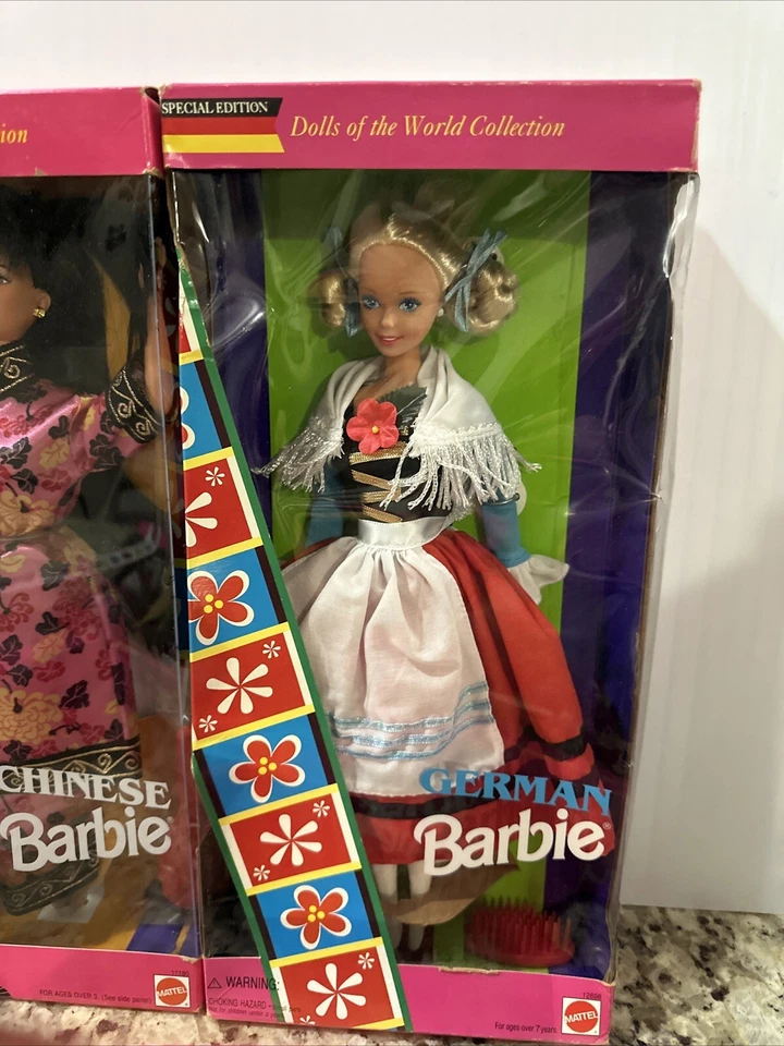 (Lote de 6) Barbie DOTW 1993 1994 Irlandesa China Alemana Kenia Polinesia NA ++ Foto 4 de 4