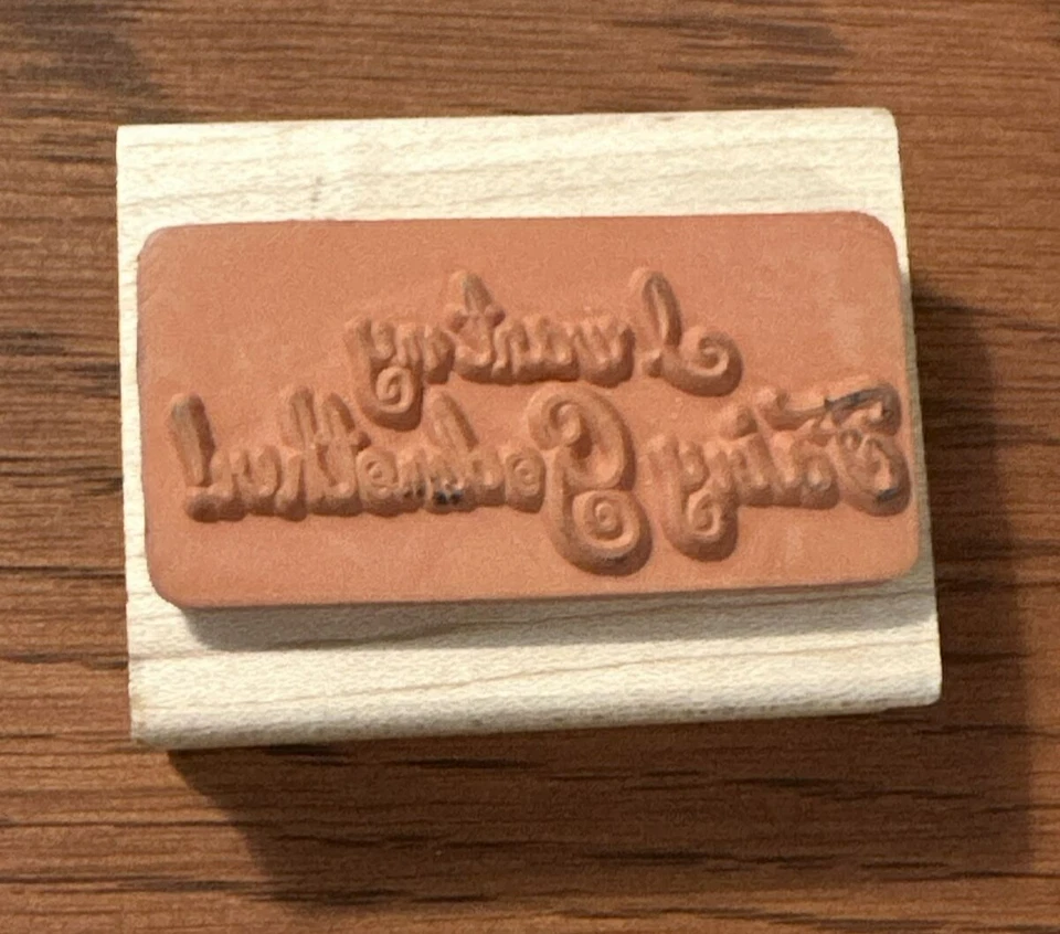 Estampida de goma ¡Quiero a mi hada madrina! Sello de goma de madera 39460 Foto 4 de 4