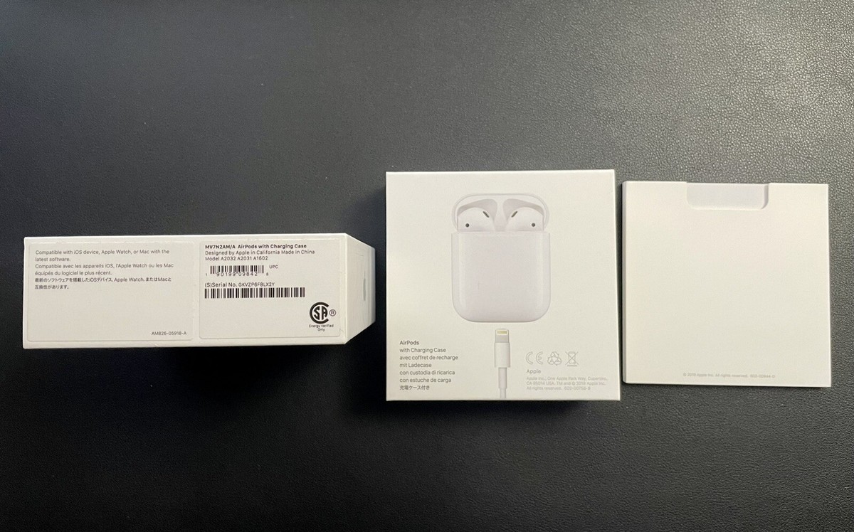 Apple AirPods 2nd Generation (Made in China Empty Box Only Apple AirPods 2nd Generation (Made in China Empty Box Only