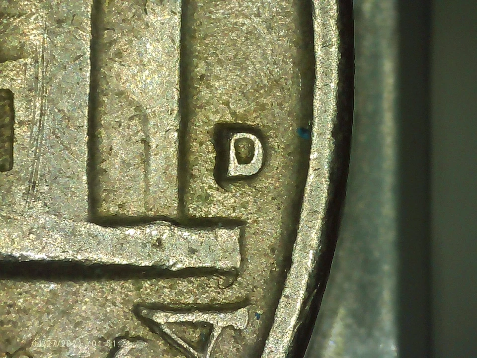 1962-D Jefferson nickel RPM DDR rare 5c - Image 2 of 4