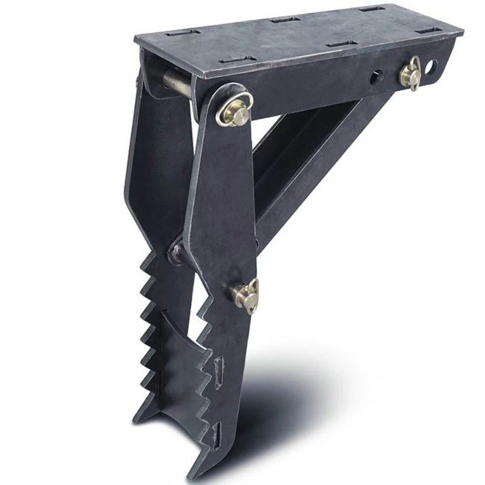 Hágalo usted mismo 24" soldadura en retroexcavadora pulgar azada abrazadera .5" placa de acero conjunto CNC corte por plasma Foto 2 de 4