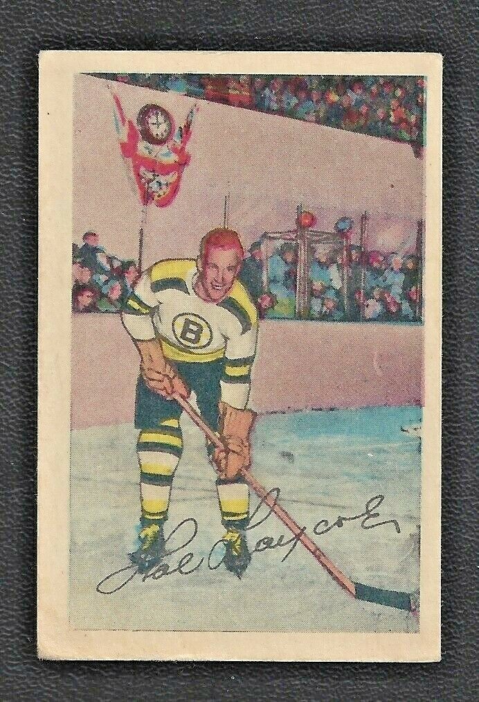 Hal Laycoe #71 Hockey Cards 1952 Parkhurst trading card — raw and PSA graded price guide