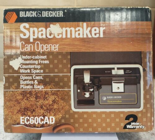 Black & Decker EC60CAD Spacemaker Can Opener Made In USA 🇺🇸 ! New Old Stock  - Afbeelding 1 van 5