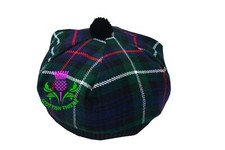 Tam O' Shanter Mackenzie Tartan Tammy Hat Bonnie Cap One Size Bonnet  Balmoral