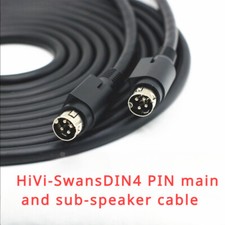 for HiVi-SwansD1080/D1010/D1200/M200D 4-core 4-pin main and sub-speaker cable