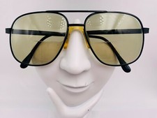 Vintage Hudson DG-77 Black Metal Pilot Sunglasses USA FRAMES ONLY