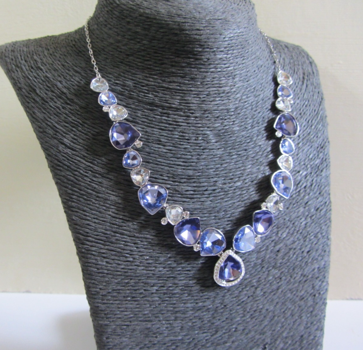 Swarovski Crystal Tatiana lilac blue Necklace | eBay