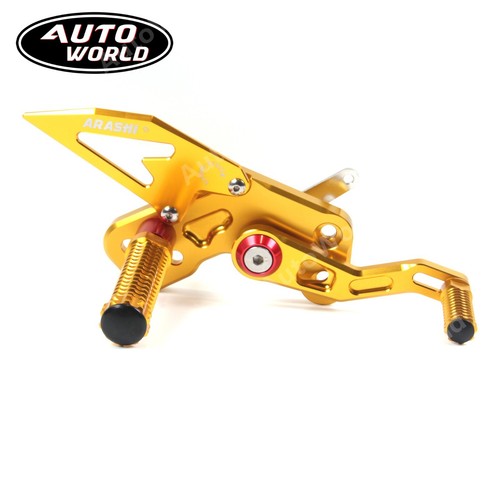 Reposapiés de carreras para Kawasaki Z125 Pro 2016 - 2023 2020 2021 estriberas - Imagen 7 de 9
