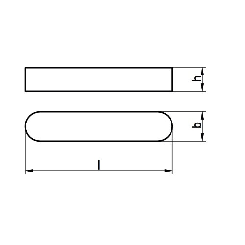But The Cow Federkeile Set 100 Stück - Halbmond Passfedern 3-6mm Für Motoren & Maschinen