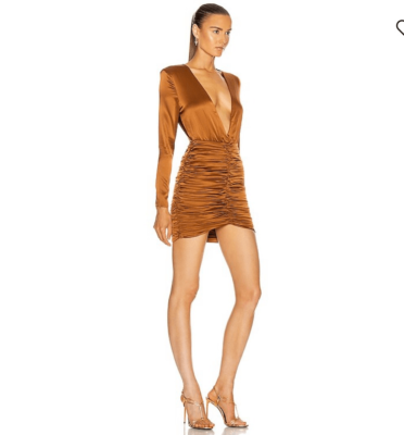 Retrofete Brea Dress in Brown Retrofete Brea Dress in Brown