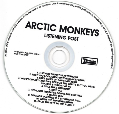 Arctic Monkeys LISTENING POST Australian DOMINO Records PROMO RARE CDr - Picture 2 of 2