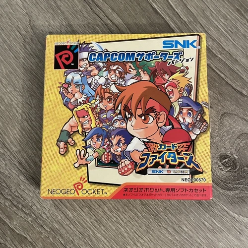 NeoGeo Pocket Color Cartridge Card Fighter Clash SNK VS CapCom Japanese Version