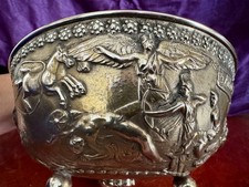 Caldwell Antique Silver Ice Bowl Bucket Roman Greek Classical Gilded age