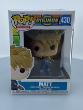 Funko POP! Animation Digimon Matt Ishida #430 Vinyl Figure DAMAGED BOX SEE PICS