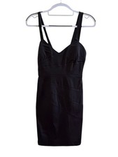 Issue Black Sweetheart Neckline Bodycon Mini Dress