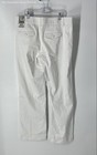 Lee Womens White Slash Pocket Flat Front Mid-Rise Trouser Pants Size 14M — photo 2
