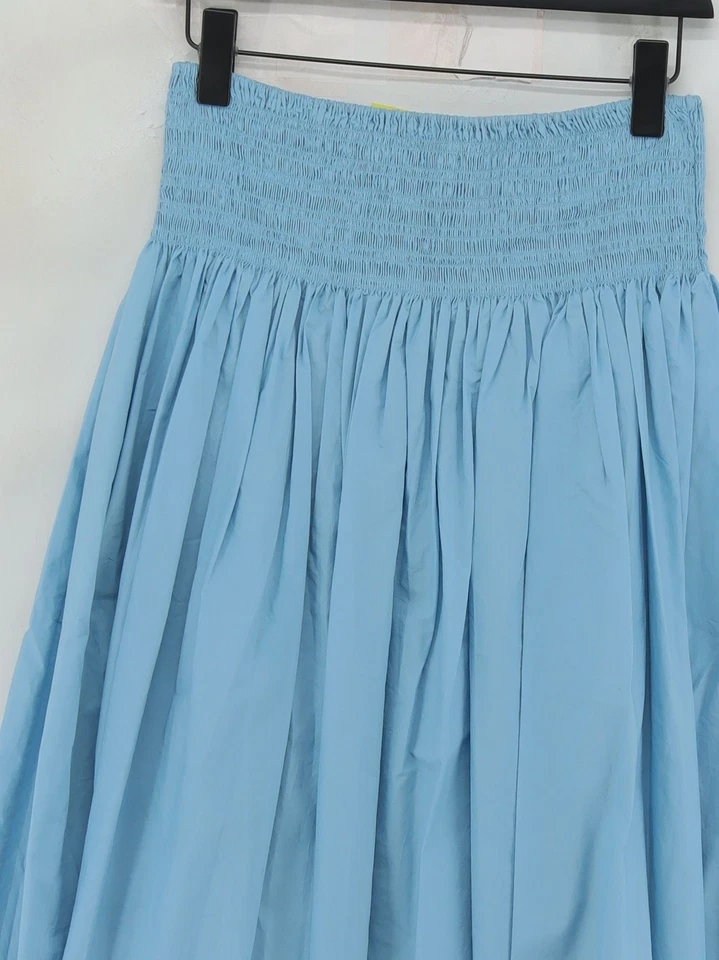 COS Women's Maxi Skirt S Blue 100% Cotton Long Maxi - Image 3 of 4