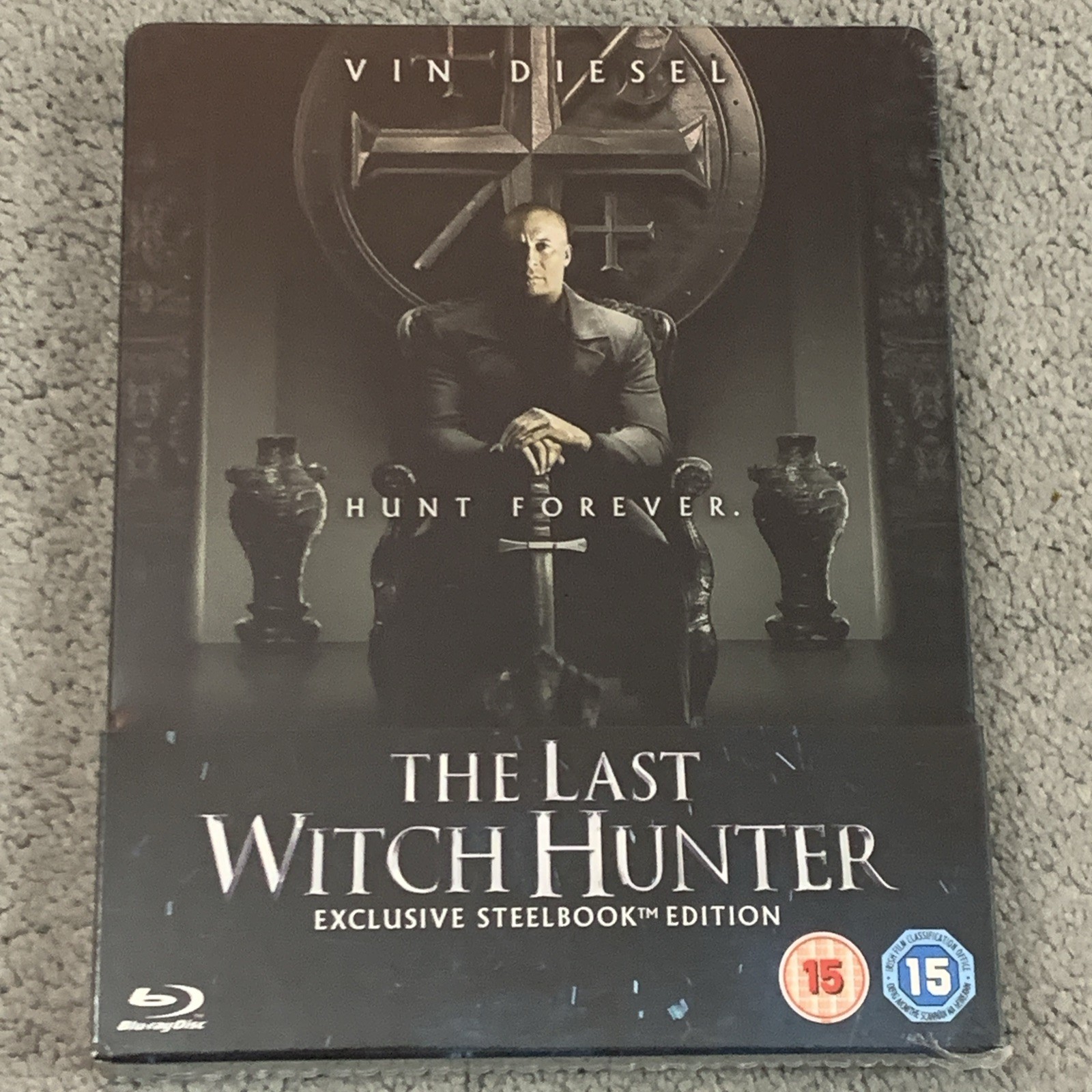The Last Witch Hunter Steelbook Blu-ray 2016 UK Exclusive New Sealed