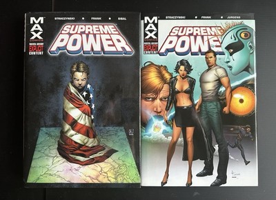 Marvel Comics Supreme Power Vol. 1 & 2 Hardcover Hyperion Mark Milton